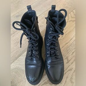 Ba&sh Paris Comy Combat Boots Black 37